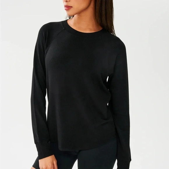 EUC Splits59 Warm Up Fleece Sweatshirt. Black, medium. - Picture 1 of 7